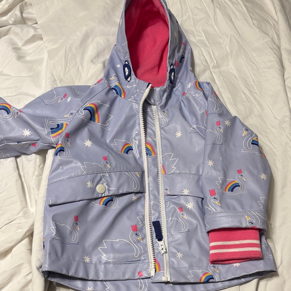 Marks & Spencer Kids Swan and Rainbow Raincoat